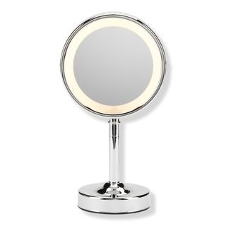Conair + Reflections Double-Sided Lighted Round Mirror