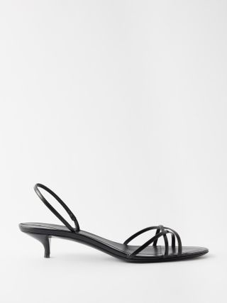 The Row + Harlow 35 Leather Sandals
