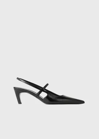 Toteme + The Sharp Slingback Black