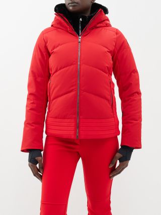 Fusalp + Avery Quilted Down Hooded Ski Jacket