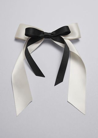 & Other Stories + Satin Bow Hair Clip