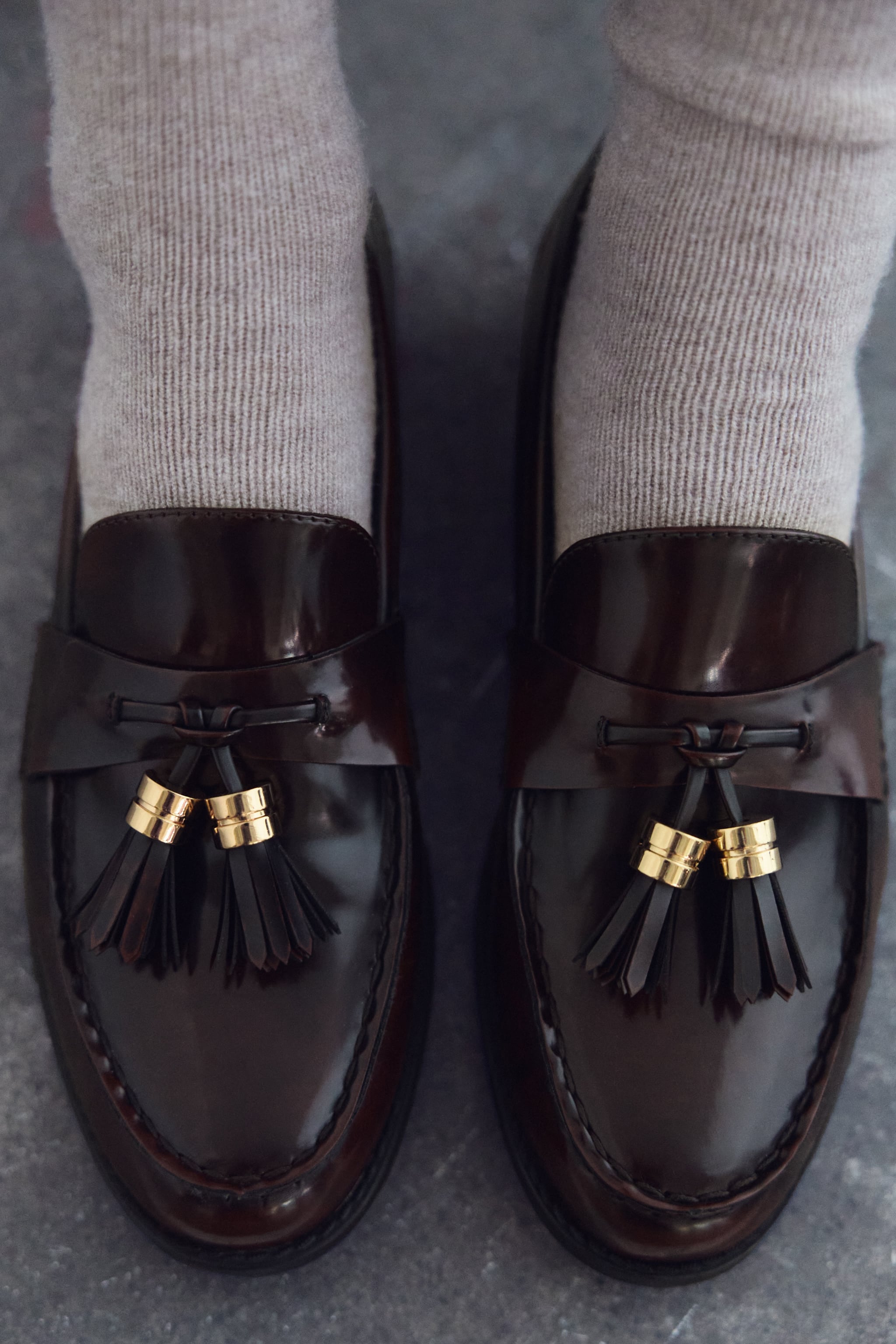 Zara + Tassel Loafers