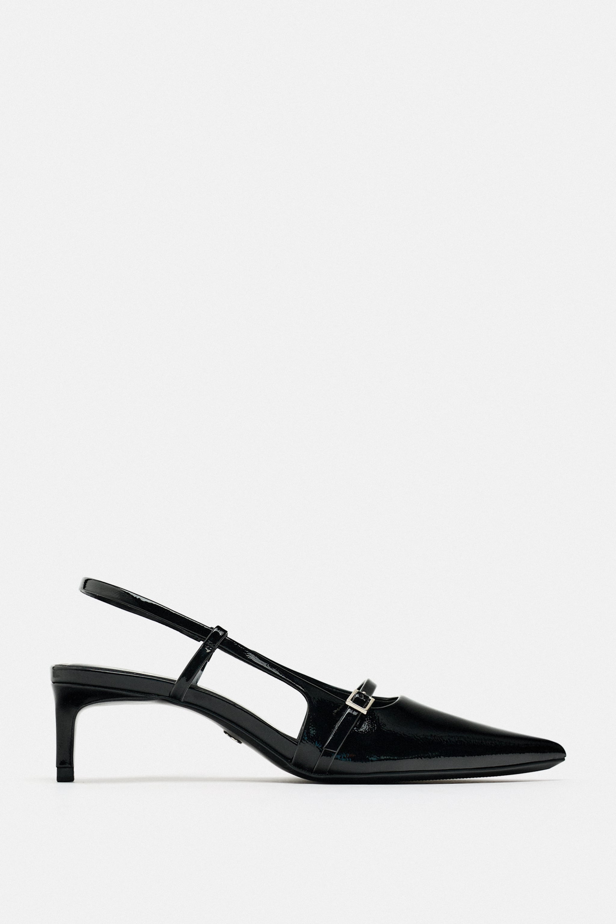 Zara + Slingback Sneakers with Buckled Strap
