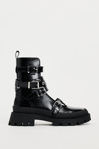 Zara + Track Sole Boots