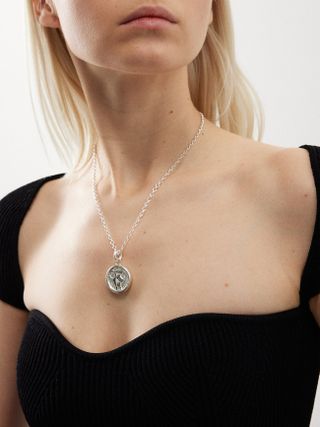 Laura Lombardi + Heaven Sip Sterling-Silver Pendant Necklace
