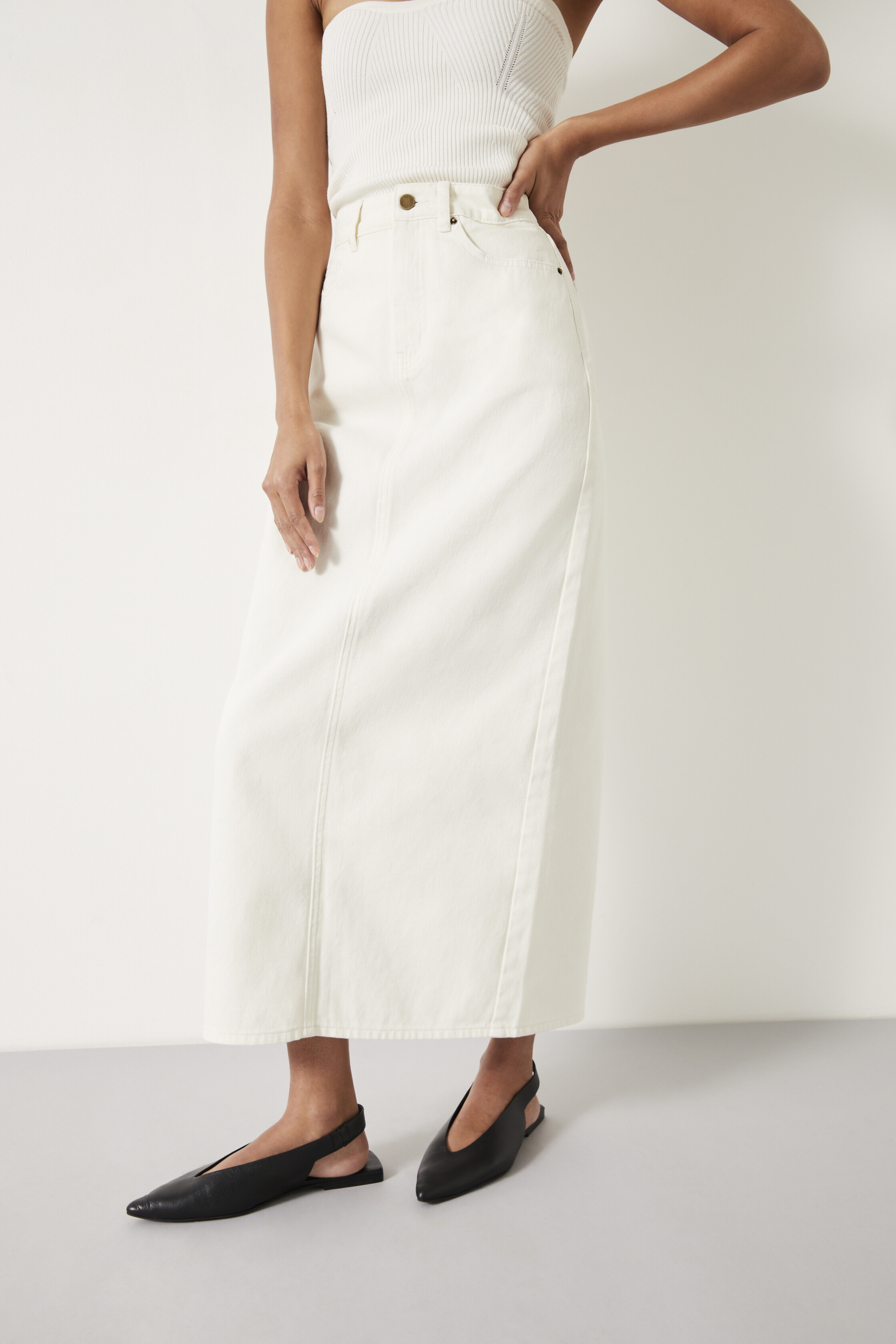 Hush + Jaz Denim Maxi Skirt