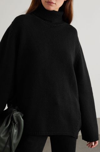 Toteme + + Net Sustain Wool and Cashmere-Blend Turtleneck Sweater