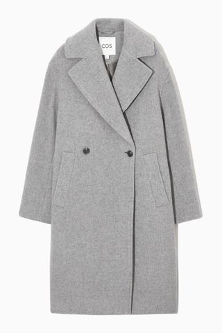 COS + Oversized Double-Breasted Wool Coat