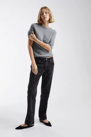 H&M + Knitted Cashmere Top