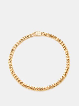 Fallon + Ruth Curb-Chain 18kt Gold-Plated Necklace
