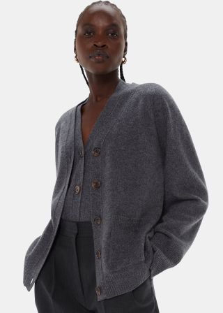 Whistles + Wool Relaxed Pocket Cardigan