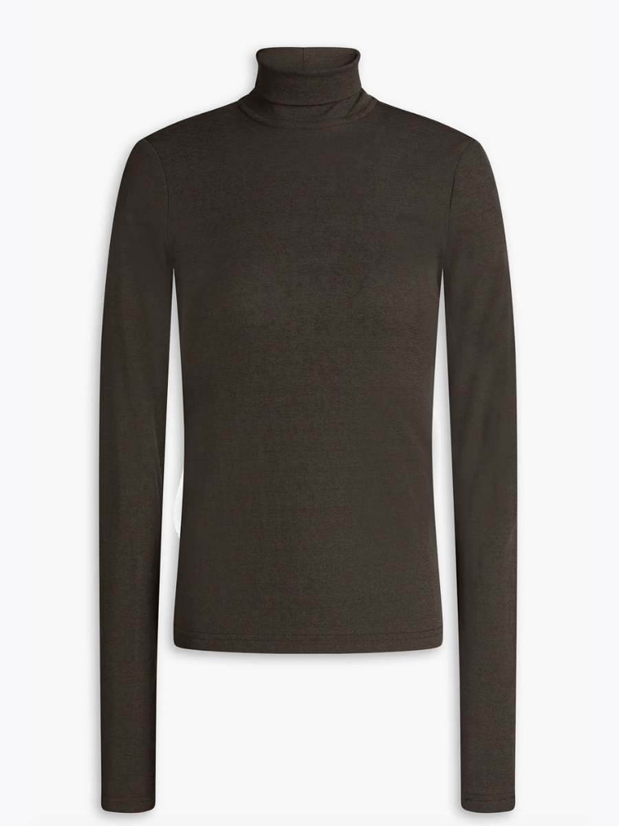 Nanushka + Josa Cutout Stretch-Jersey Turtleneck High