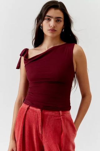 Urban Outfitters + Bradley Mesh Tied Top