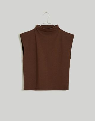 Madewell + Funnelneck Cropped Muscle Tee