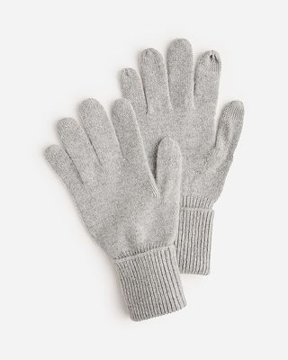 J.Crew + Cashmere Tech-Touch Gloves