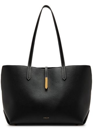 Demellier + Tokyo Grained Leather Tote