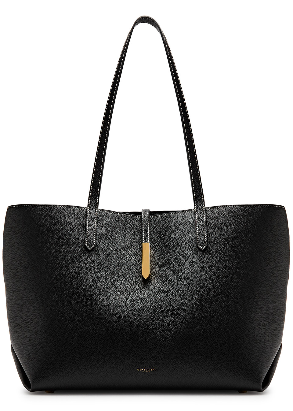 Demellier + Tokyo Grained Leather-primarily primarily based Tote