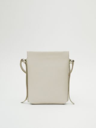 Massimo Dutti + Nappa Leather Mini Crossbody Bag