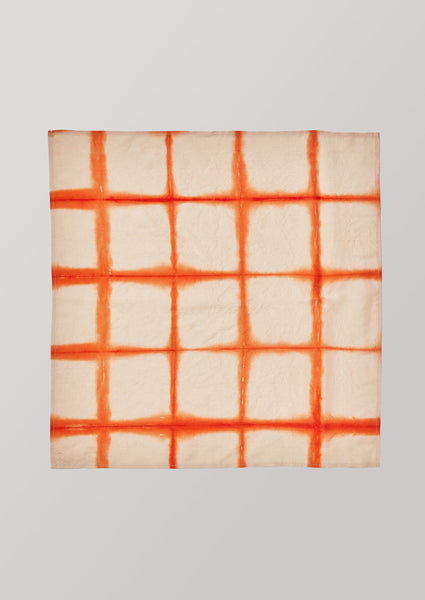 Toast + Clamp Dyed Silk Bandana