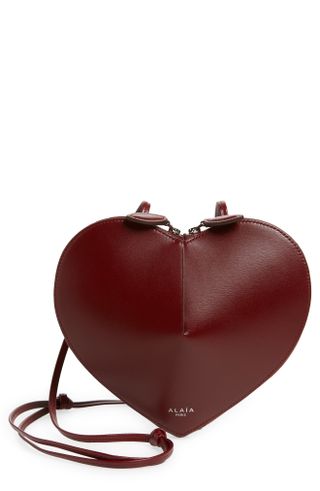 Alaïa + Le Coeur Leather Crossbody Bag