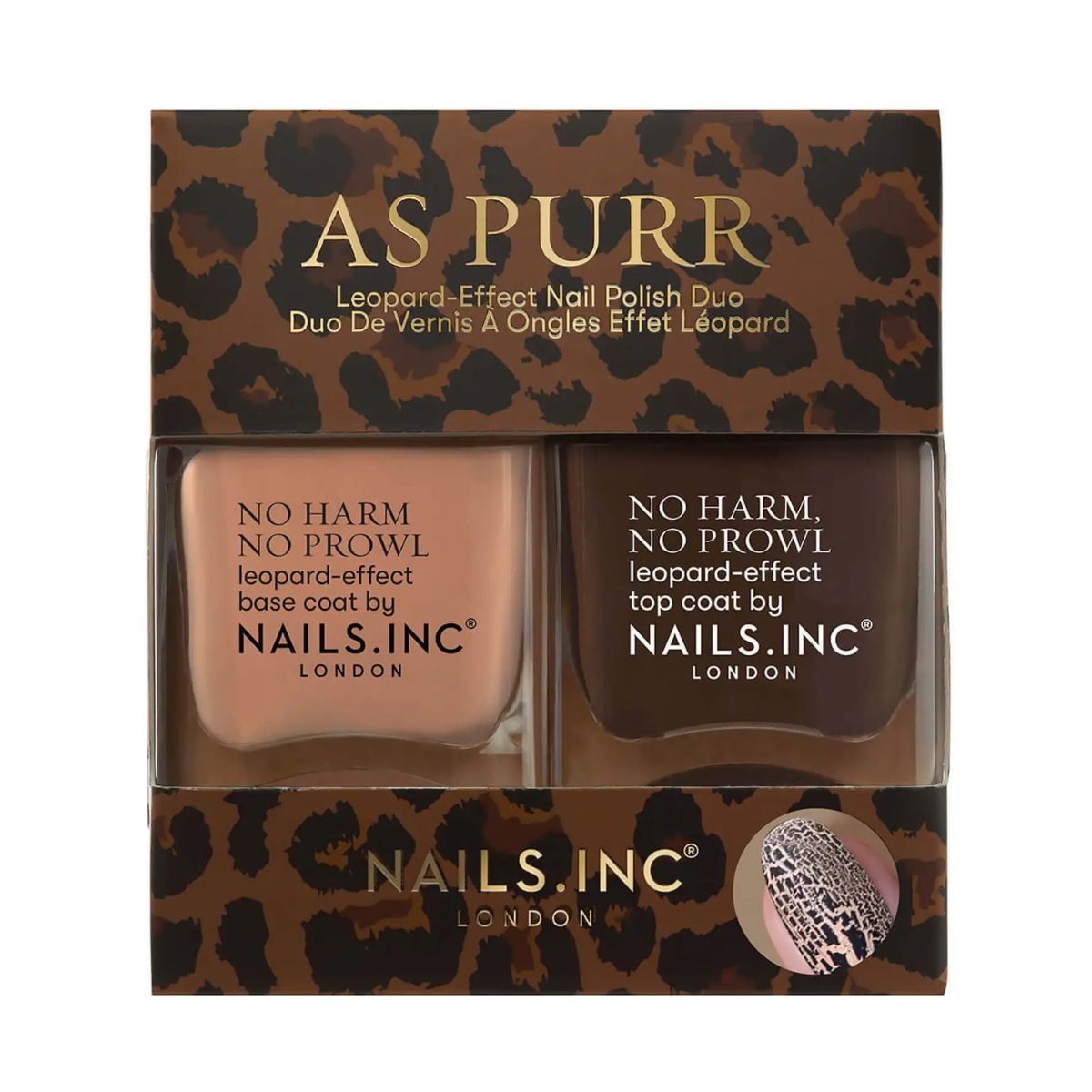 Nails. Inc + As Purr Leopard Duo