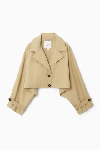 COS + Cropped Hybrid Trench Coat
