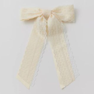 Urban Outfitters + Dolly Satin Lace Hair Bow Barrette