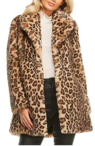 Donna Salyers Fabulous Furs + Le Mink Faux Fur Jacket
