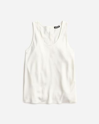 J.Crew + Sleeveless Shell Top in Everyday Crepe