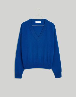 Madewell + (Re)sponsible Cashmere V-Neck Sweater