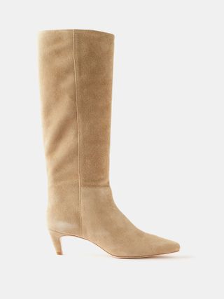 Reformation + Remy 50 Suede Knee-High Boots
