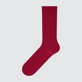 Uniqlo + Colour Socks in Red