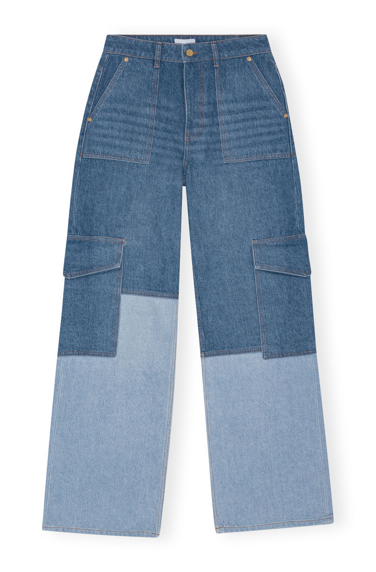 Ganni + Mid Blue Vintage Angi Jeans