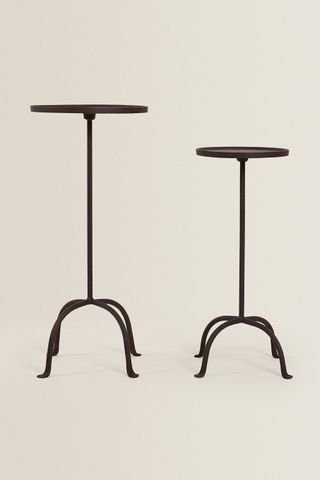 Zara Home + Antique-Effect Metal Table
