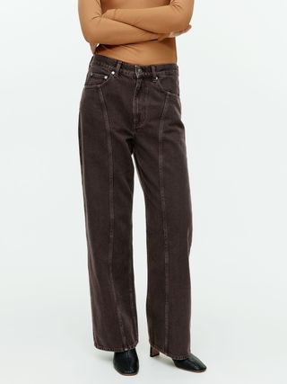 Arket + Overdyed Pintuck Jeans