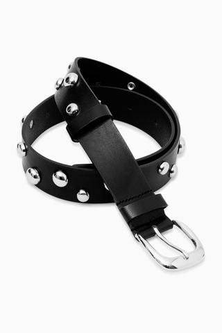 COS + Studded Leather Belt