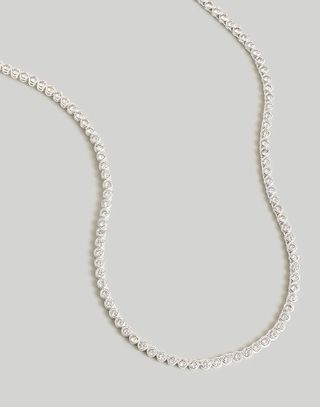 Madewell + The Tennis Collection Bezel Set Crystal Necklace