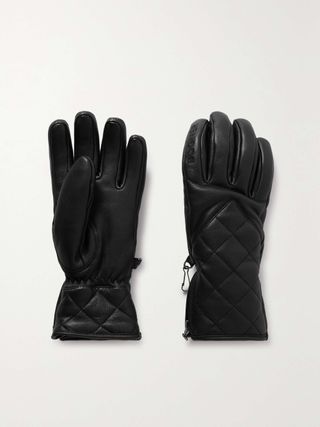 Bogner + Dana Sport Quilted Padded Leather Ski Gloves