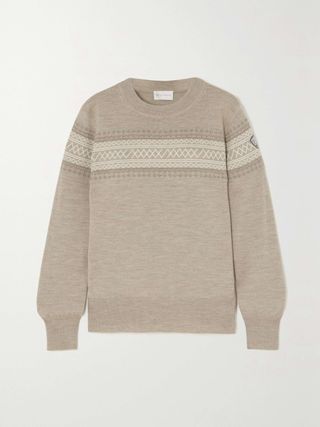 We Norwegians + Signature Fair Isle Merino Wool Sweater