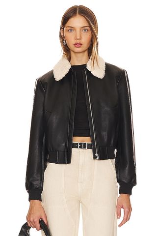 ASTR the Label + Trudy Faux Leather Jacket