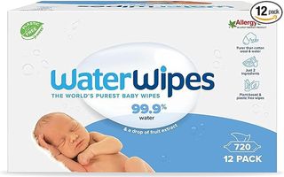 WaterWipes + Plant-Based Original Baby Wipes (12 packs)