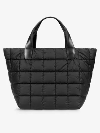 Vee Collective + Porter Medium Quilted Recycled-Nylon Tote Bag