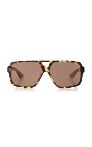 Khaite X Oliver Peoples + 1977C Oversized Aviator-Frame Acetate Sunglasses