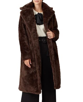 Sweet Baby Jamie x Rent The Runway + Pre-Loved Brown Faux Fur Coat