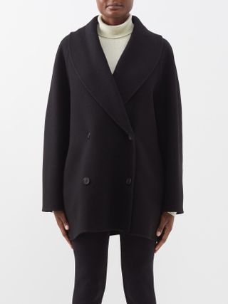 The Row + Polli Double-Breasted Wool-Blend Coat