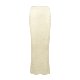 Asta Resort + Carolina Skirt in Ivory Sequin