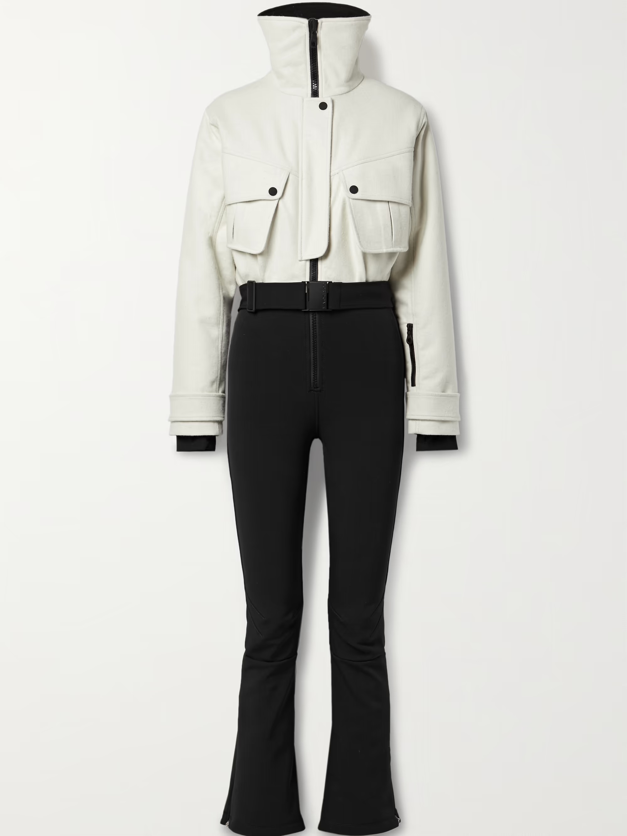 Cordova + The Telluride Belted Two-Tone Wool-Blend and Twill Ski Suit