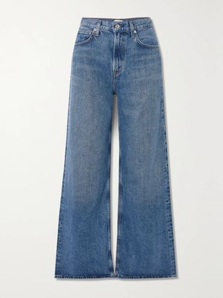 Citizens of Humanity + + Net Sustain Paloma Baggy Organic High-Rise Wide-Leg Jeans