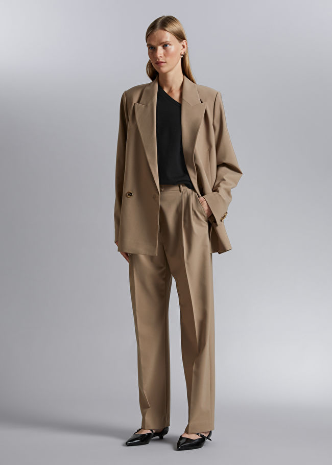 & Other Stories + Relaxed Tailored Trousers