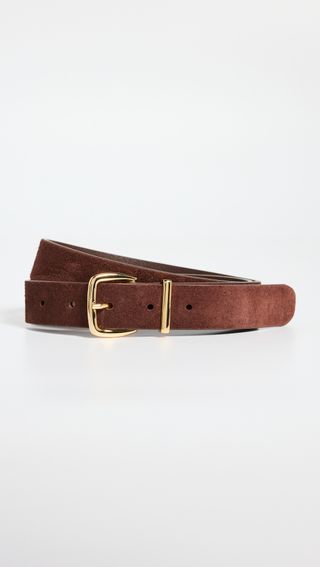 Madewell + The Essential Suede Belt